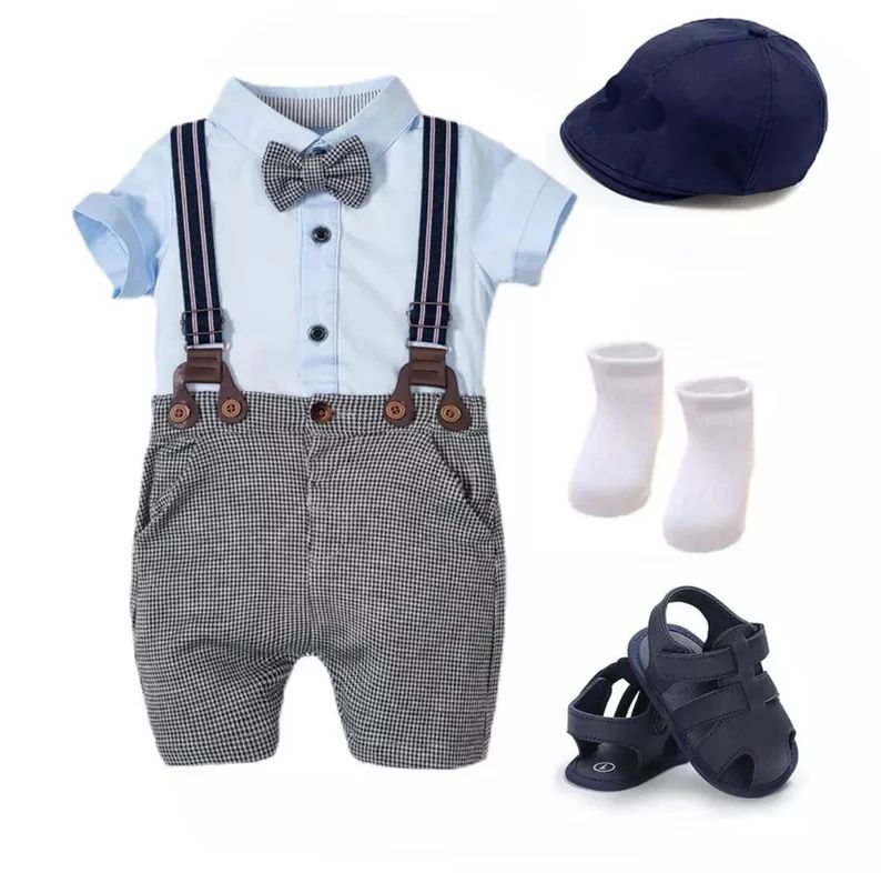 Baby Boy Suit Baby Boy Gentleman Romper Baby Boy Formal | Etsy | Etsy (US)