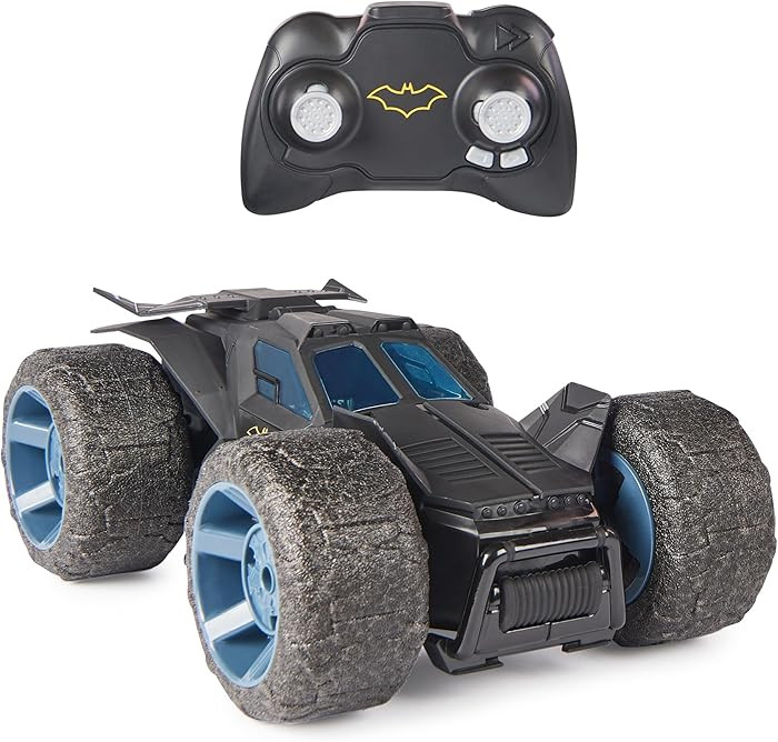 DC Comics, Batman Stunt Force Batmobile, Indoor Remote Control Car, Turbo Boost & Crazy Stunts, C... | Amazon (US)