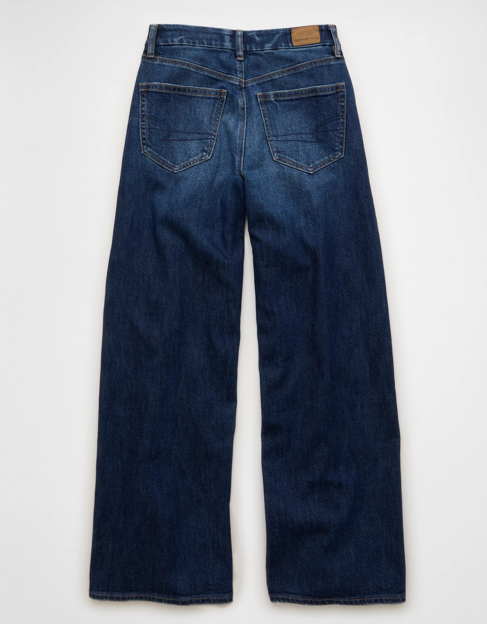 AE Curvy Super High-Waisted Baggy Wide-Leg Jean | American Eagle Outfitters (US & CA)