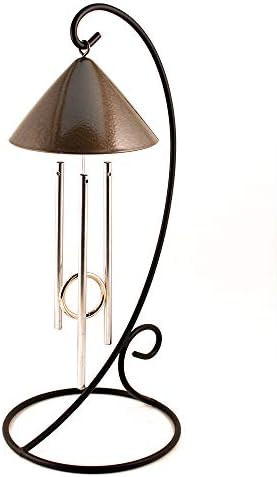 Sunblossom Solar Gifts Metallic Sprite Solar Powered Desk Chime, Aged Pewter | Amazon (US)
