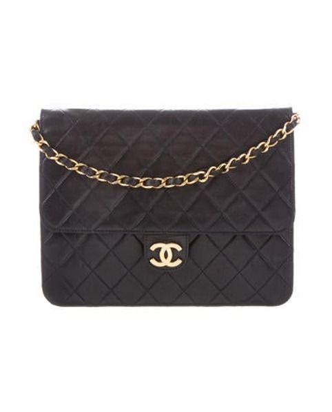 Chanel Vintage Quilted Flap Bag Black | The RealReal
