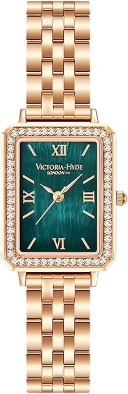 VICTORIA HYDE Gorgeous Women's Watch Green Mother of Pearl Dial Elegant Timepiece Rectangular Fac... | Amazon (CA)
