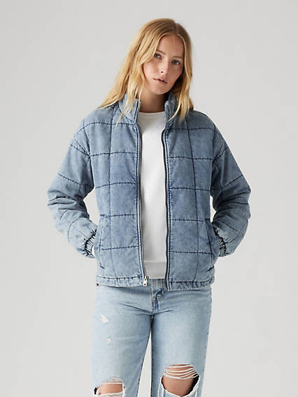 Levi's Box Quilted Cotton Jacket - Women's XS | Levi's CA