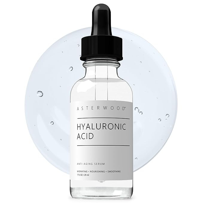 Asterwood Hyaluronic Acid Serum for Face - Plumping, Anti-Aging, Hydrating - Fragrance-Free - 1 F... | Amazon (US)