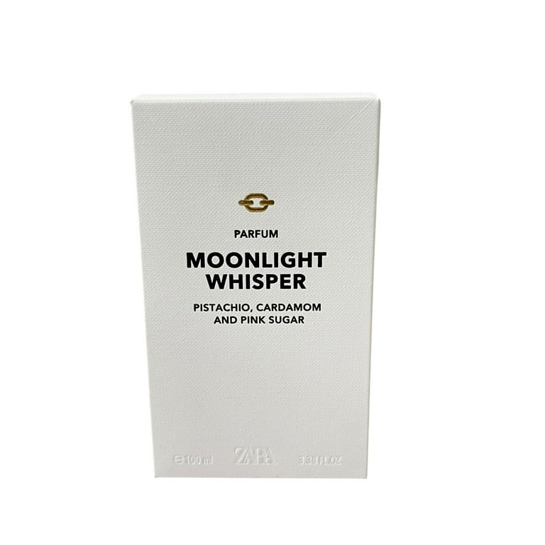 Zara Moonlight Whisper Parfum 100ml 3.38 fl oz Pistachio, Cardamom, & Pink Sugar | Walmart (US)