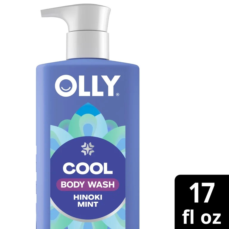 OLLY Body Wash Infused with Arnica & Vitamin B12 Cool Mood + Skin Hydrates & Cools Skin, 17 fl oz | Walmart (US)