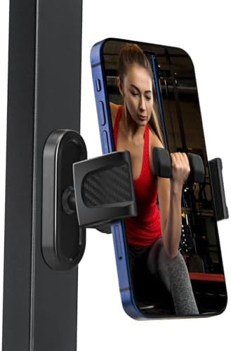 Magnetic Phone Holder for Gym, 360° Adjustable Strong Magnet Base Mount, Universal Magnetic Phon... | Amazon (US)