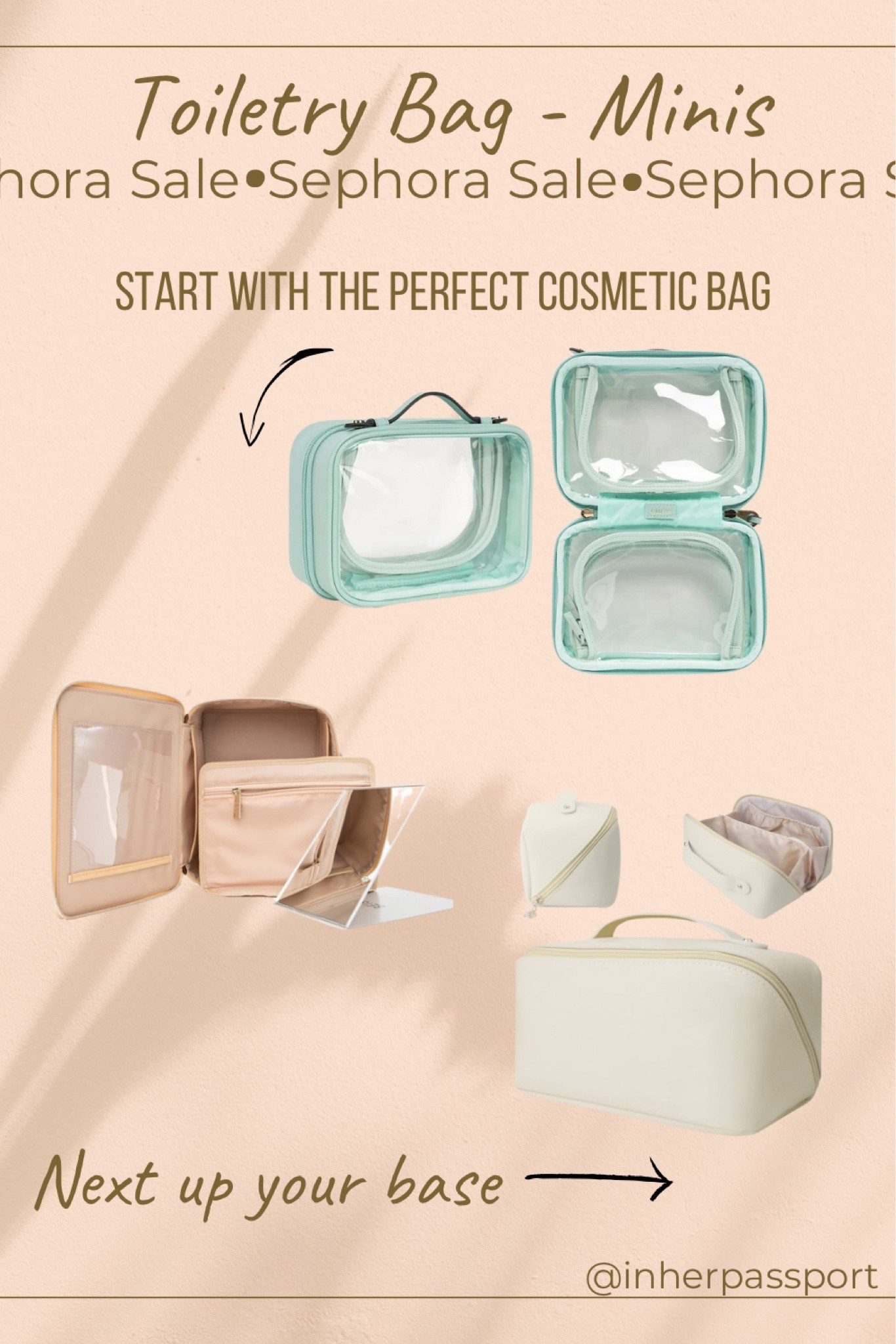 Updated my toiletry bag for a summer full of traveling! These are my 3 favorite toiletry bags that can fit all my makeup and skincare!!

#LTKbeauty #LTKunder50 #LTKtravel