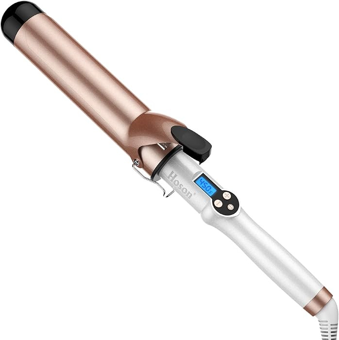 Hoson 1 3/4 Inch Curling Iron Large Barrel, 1.75 Long Barrel Curling Wand Dual Voltage, Ceramic T... | Amazon (US)