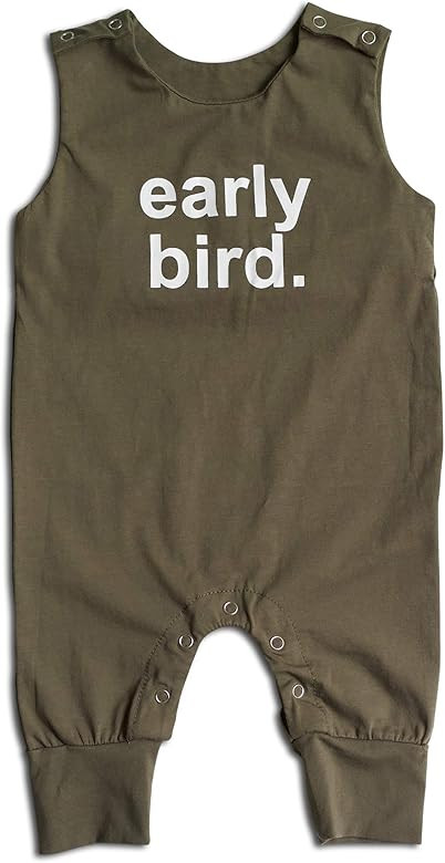 Denver James Onesie Romper Soft Cotton 5 Button Snap Closure for Boys Girls Baby Newborn Infant Todd | Amazon (US)