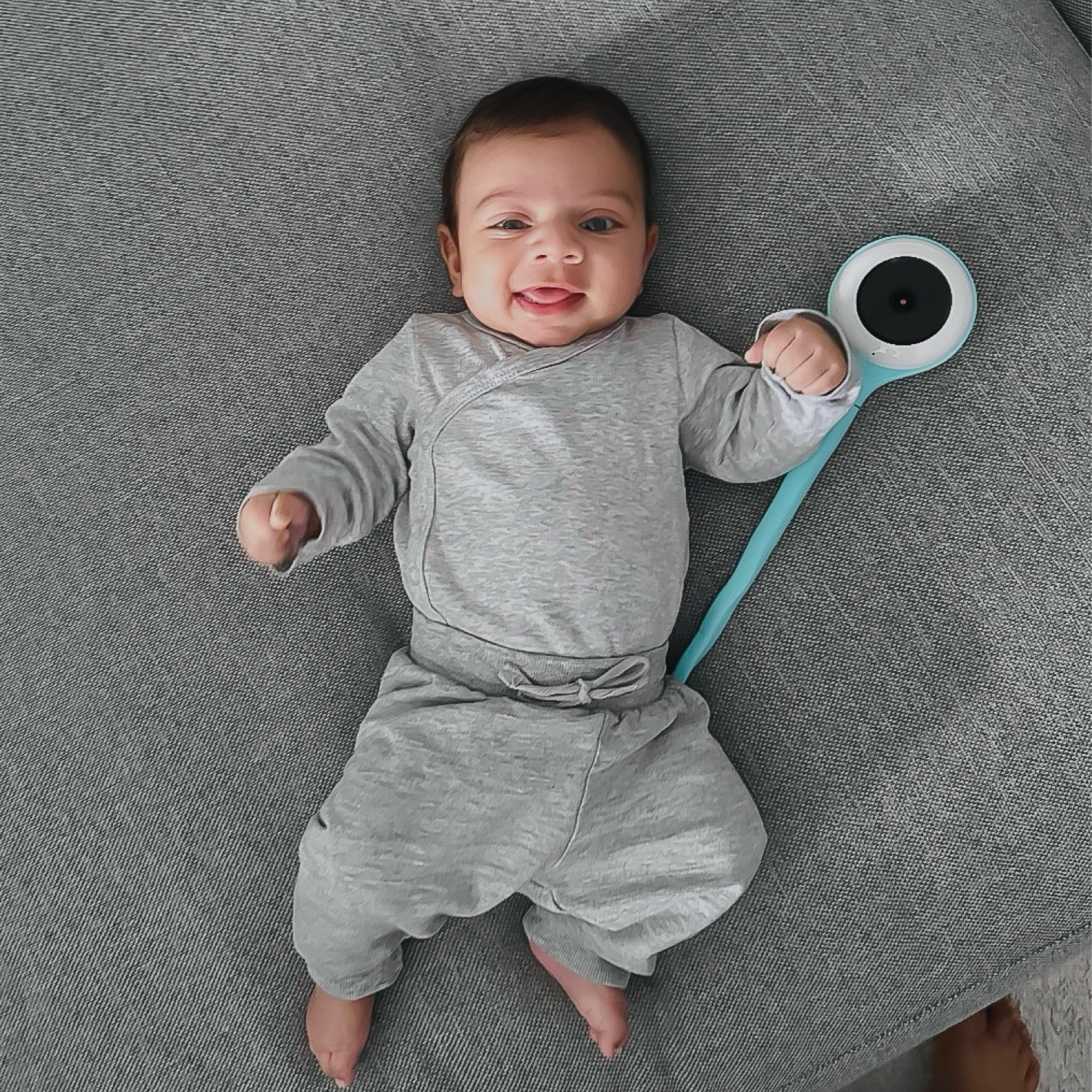 Lollipop Baby Monitor (Turquoise) - Full-Featured Smart Wi-Fi Camera of True Crying Detection with Extra in-App Plan of Breathing Monitoring/Sleep Tracking-Accessories Free/7 Days Trial Period . Keeping an eye on your little one has never been sweeter! 🍭 Introducing the Lollipop Baby Monitor - the perfect blend of innovation and cuteness. With its sleek design and advanced features, this monitor ensures peace of mind while adding a pop of color to any nursery. Stay connected to your baby, wherever you are, and enjoy every sweet moment with Lollipop. #LollipopBabyMonitor #SweetDreams #ParentingEssentials"

• Its advanced features include-  HD video streaming, night vision, two-way audio communication, and real-time alerts for sound, motion, and air quality changes. Parents can stay connected to their little ones from anywhere via the Lollipop app on their smartphones. Its flexible arm allows for easy mounting on various surfaces, ensuring the perfect angle for monitoring. The Lollipop Baby Camera offers peace of mind to parents, knowing they can keep a close eye on their child's safety and well-being at all times.

#ParentingEssentials, #lollipopbabycamera, #lollipopbabymonitor, #lollipopbabyfam . 


#LTKfamily #LTKbump #LTKbaby