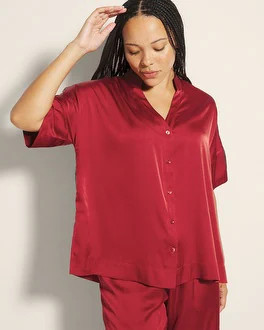 Button Front Pajama Top | SOMA
