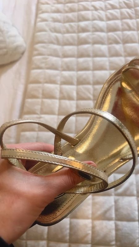 The perfect simple gold sandals for spring and summer. 

#LTKfindsunder50 #LTKstyletip