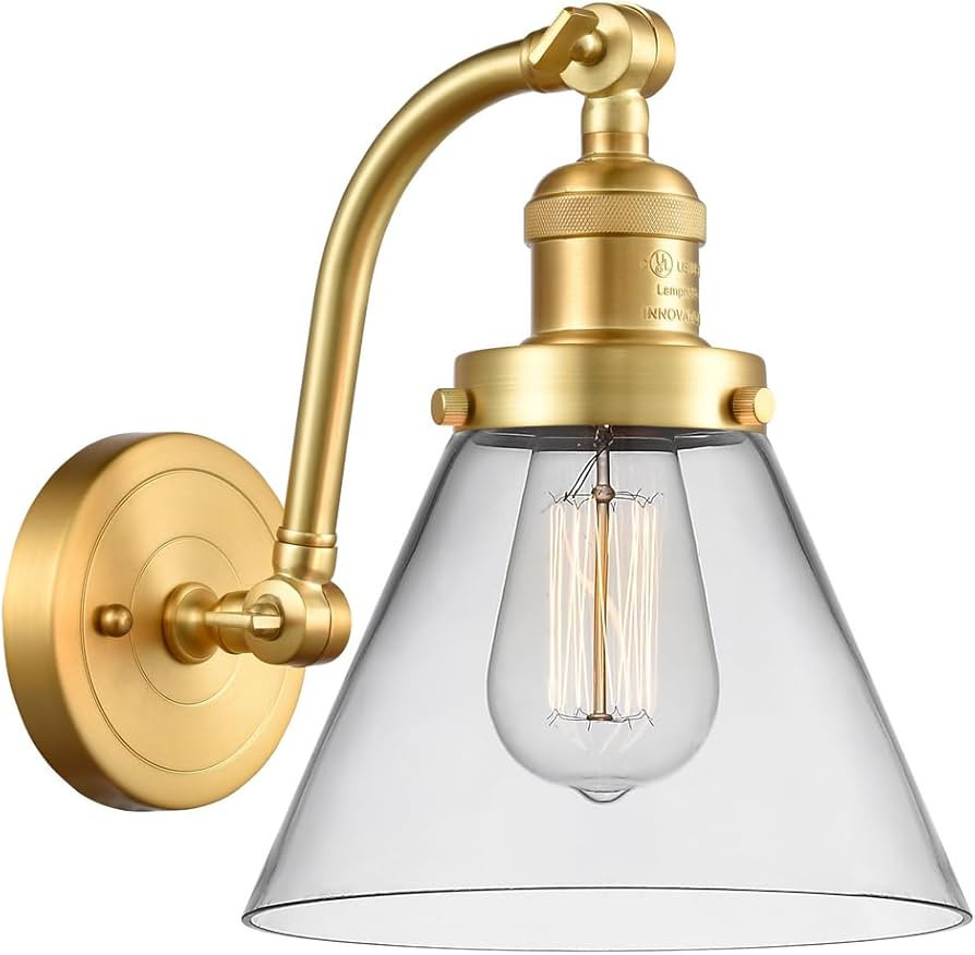 515-1W-SG-G42 Bare Bulb 1 Light Cord Set, Satin Gold | Amazon (US)