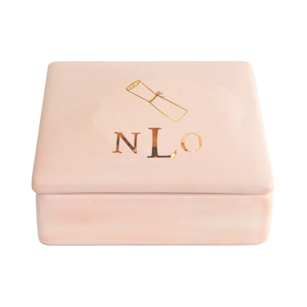 Graduation Keepsake Monogrammed Box | Lo Home by Lauren Haskell Designs