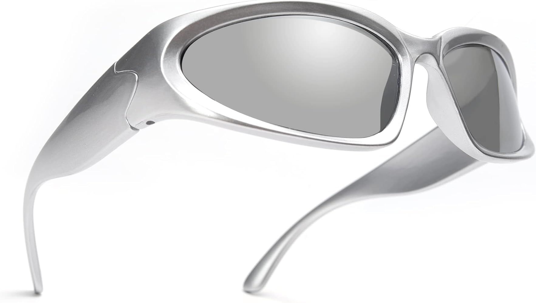Wrap Around Fashion Sunglasses for Men Women Swift Oval Dark Sunglasses Sport Shades Glasses Eyeg... | Amazon (US)