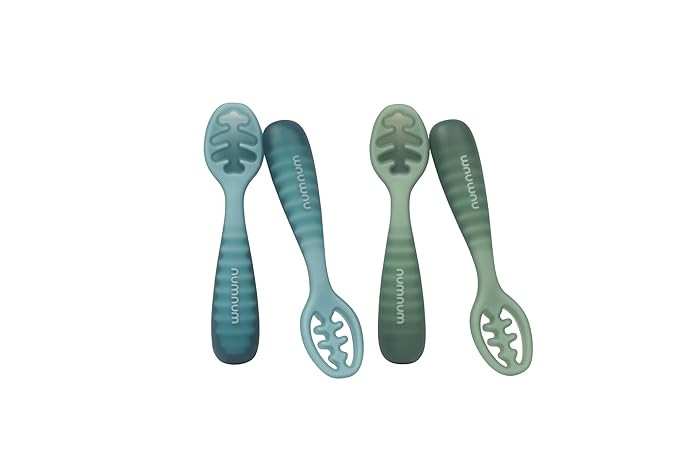 NumNum Baby Spoons Set, Pre-Spoon GOOtensils for Kids Aged 12+ Months - First Stage, Baby Led Wea... | Amazon (US)