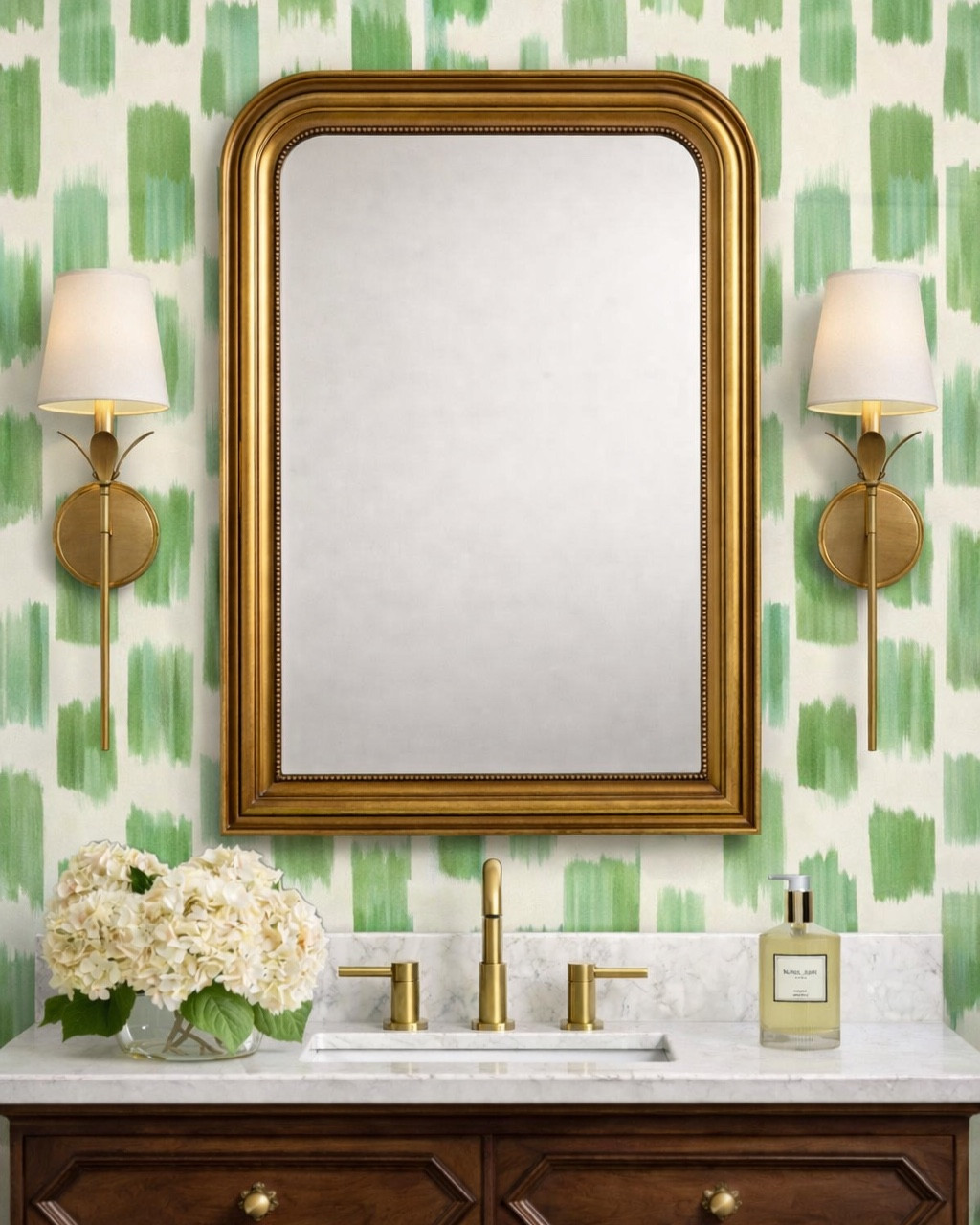 A fun blue and green powder bath design & render with this spunky wallpaper! 

#LTKdayinmylife #LTKSaleAlert #LTKHome