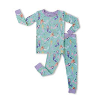 Mermaid Magic Two-Piece Bamboo Viscose Pajama Set | Little Sleepies