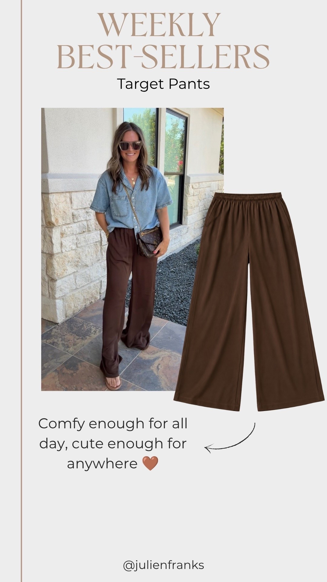 I’m so impressed by these Target wide leg pants. So easy to dress up or wear casually!

#LTKootd #LTKmomlife #LTKSeasonal