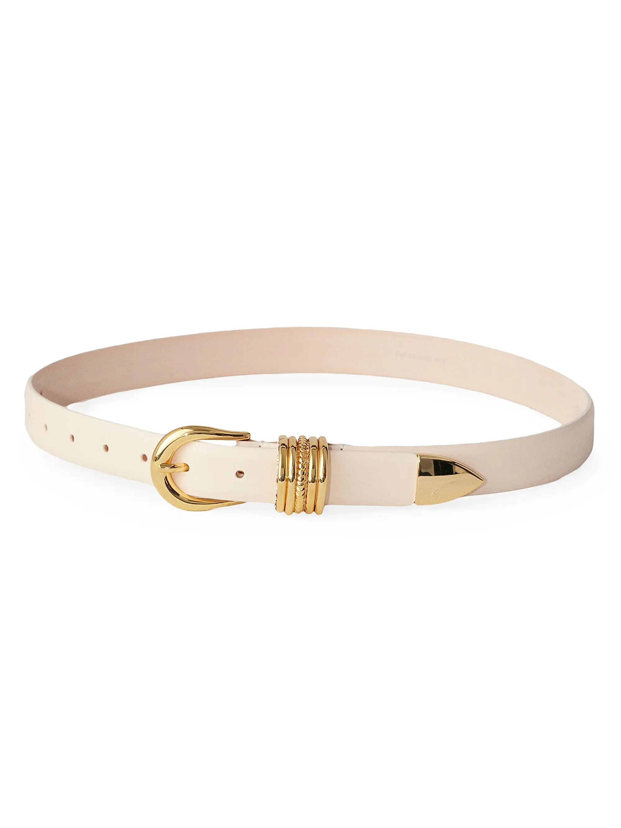 Hollyhock Jewel Leather Belt | Saks Fifth Avenue