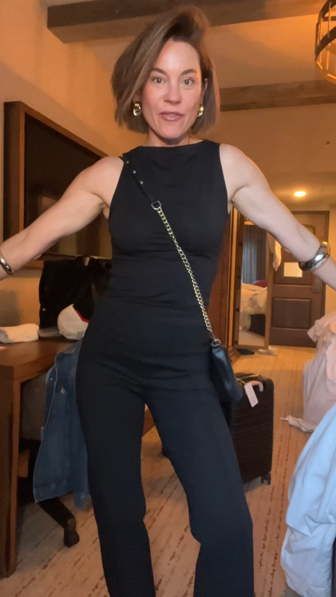 My boots ( the banana boot ) are mostly sold out but the ones linked are VERY similar // I am a small in CLYQUE and pants run TTS! 

#LTKOver40 #LTKHoliday #LTKStyleTip