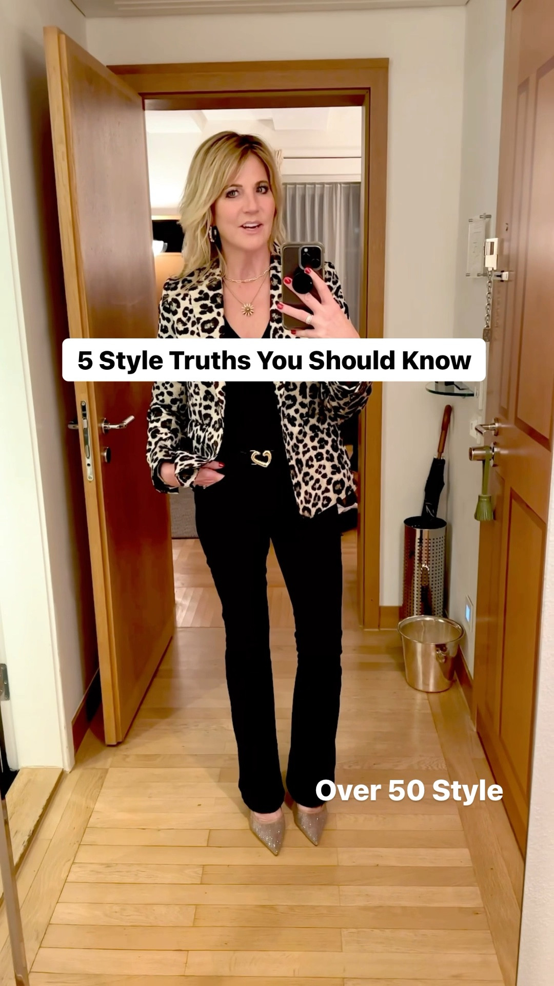 I am currently taking courses through FIT (Fashion Institute of Technology) to become certified in Fashion Styling Foundations.  Here are 5 truths about style that I have learned:

1.  Dress for your body type:  Knowing how to dress for your body is key.  It creates balance and proportion.  For example, if you have wide hips and narrow shoulders, you probably shouldn't wear a peplum top that will add more width to your hips.  Conversely, if you have broad shoulders and narrow hips, you would not want to wear a top with strong statement shoulders.

2.  Personal style trumps trends:  Adopt your own personal style and wear what makes you happy, and what fits and flatters your body.  If something is trending and it doesn't align with your unique style, ignore it.  For example, barrel jeans are very trendy right now.  However, I will not be wearing them.  My personal style is a bootcut/flare jean or a slimmer wide leg jean.

3.  Quality over Quantity:  Stop buying pieces just because they are "cute" or "on trend".  You will be so much better off with quality pieces in your wardrobe that can be mixed and matched for great outfit combinations.  Prioritize well made pieces that will last.  Once you have your base established, then think about adding in the more trendy pieces.

4.  Know what colors complement you:  When you wear colors that work with your skin tone, it will brighten your complexion and make you appear more vibrant.  An added benefit in knowing your colors is that it makes shopping soooo much easier.  It helps narrow down your options so you can focus on what works best for you.

5.  Confidence:  See 1,2,3, & 4 above.  Once you get the hang of these, confidence will follow. Embrace your own unique style and wear it proudly!

#LTKVideo #LTKstyletip #LTKover40