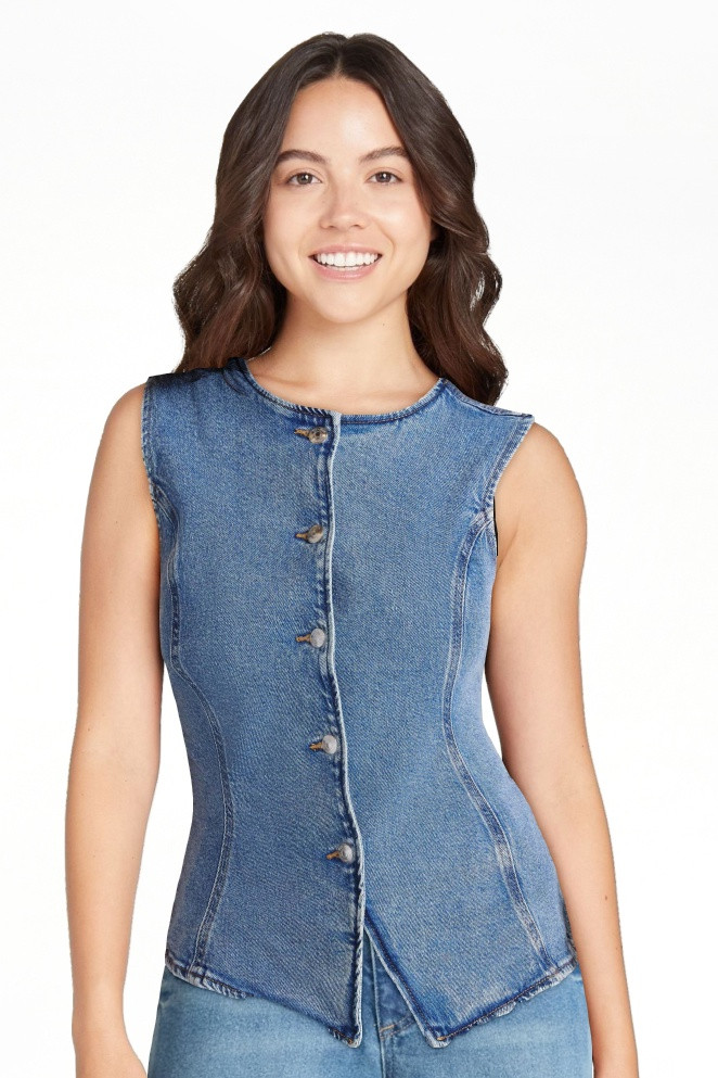 Sofia by Sofia Vergara Women's Scoop Neck Vest, Sizes XS-XXXL | Walmart (US)