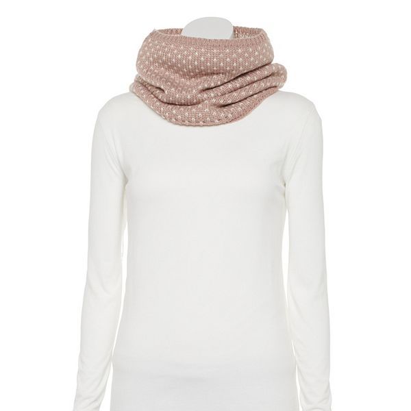 Women's LC Lauren Conrad Marled Diagonal Knit Cowl | Kohl's