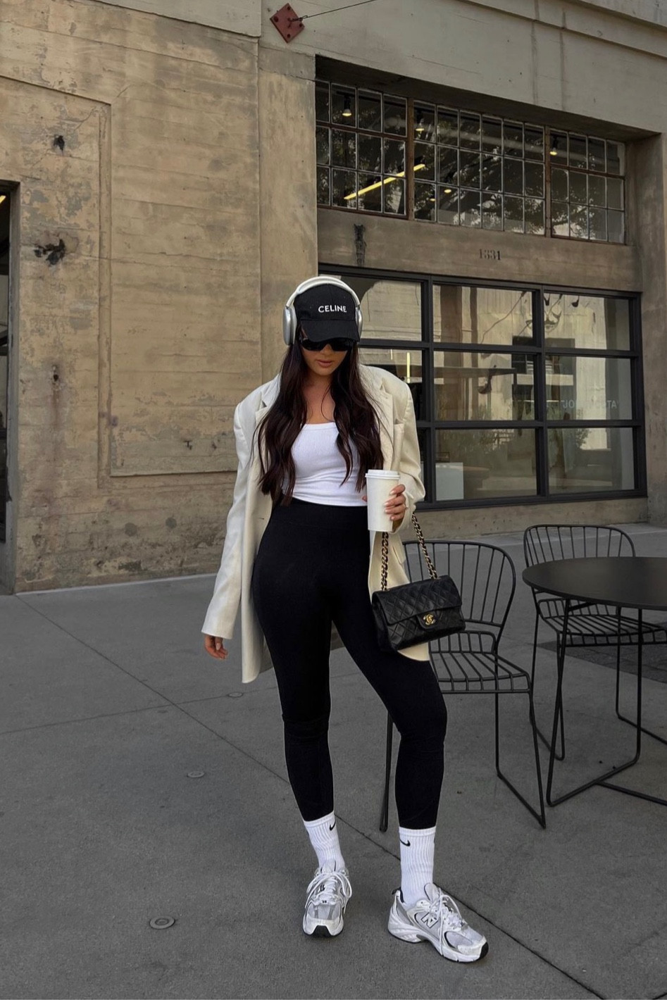 Outfit inspo, neutral outfit, neutral style, casual outfit, black leggings, cream blazer

#LTKFind #LTKSeasonal #LTKstyletip