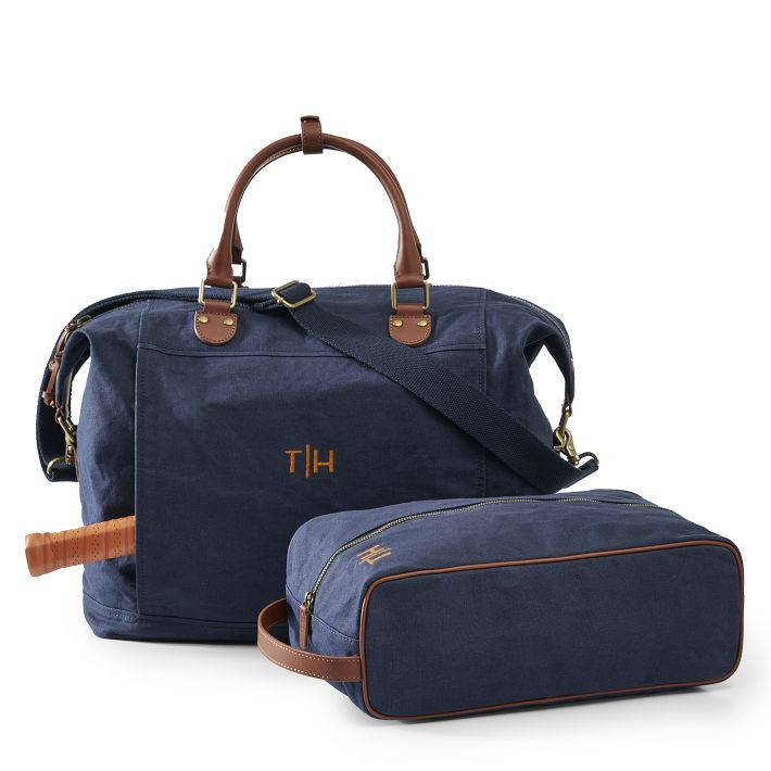 Mercer Waxed Canvas Shoe Bag | Mark and Graham