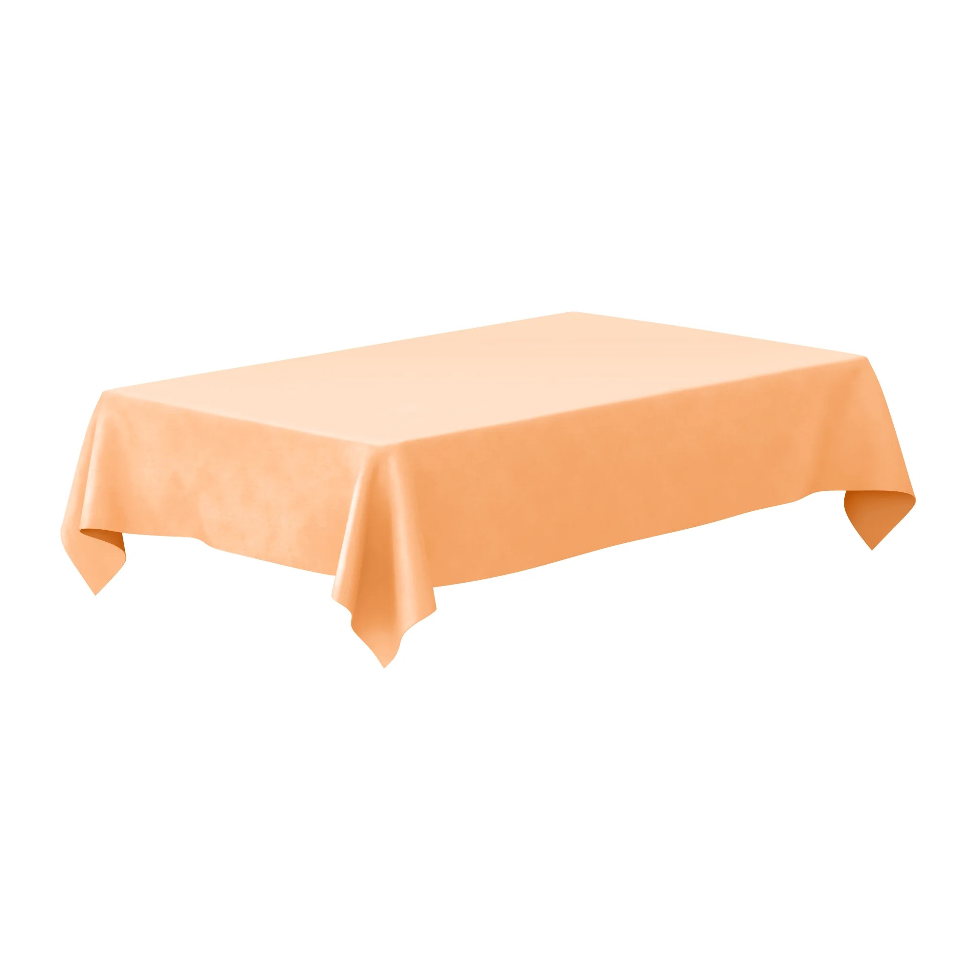 Rectangular 54" x 108" Peach Plastic Table Cover, by Way To Celebrate - Walmart.com | Walmart (US)