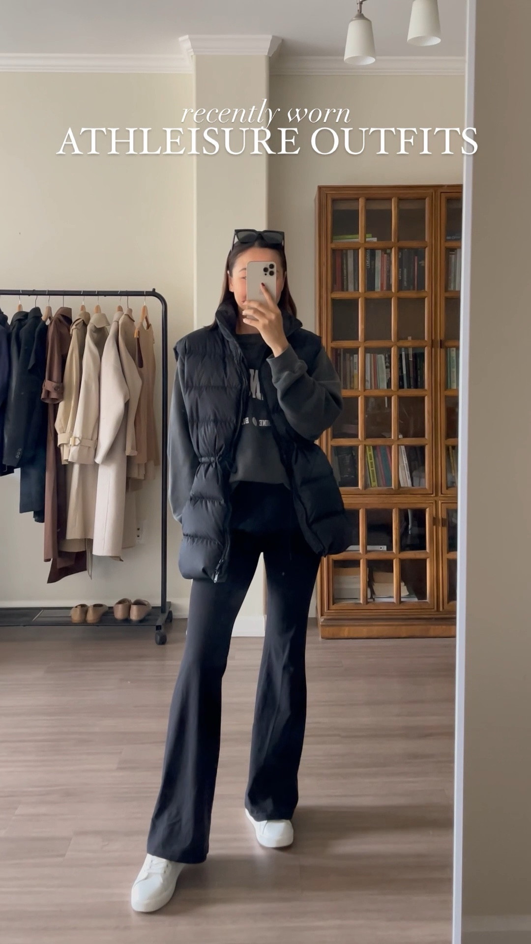 My favorite every day comfy casual pieces on repeat!

Sweater - Anine Bing small
Flare leggings - Athleta xs 
Zip up sweater - Lululemon xs
Joggers - lululemon size 2
White top - Lululemon size 4
Sneakers - Sam Edelman runs a bit small, recommend sizing up half size if between sizes 

#LTKfit #LTKtravel #LTKunder100