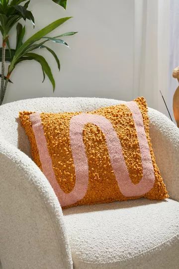 Boucle Bolster Pillow | Urban Outfitters (US and RoW)