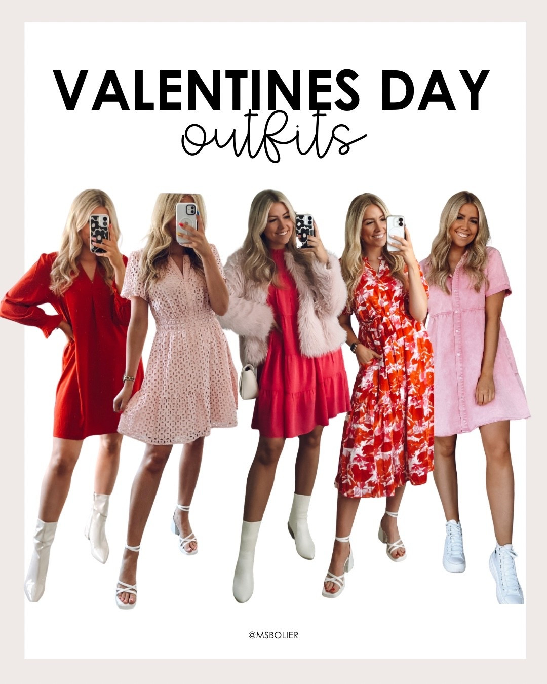 Valentine’s Day outfit ideas!! I’d be wearing these if I weren’t currently 8 months pregnant!

| pink dress | red dress | Valentine’s Day outfit 

#LTKWorkwear #LTKValentine #LTKWedding