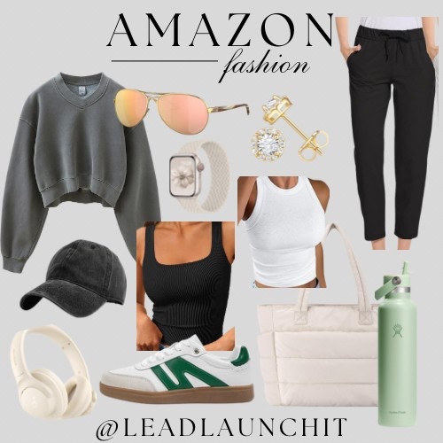 Your everyday essentials just got a serious upgrade 😍✨ From comfy joggers and cropped crews to the must-have accessories, this Amazon fashion haul is perfect for staying stylish on the go.

🏃‍♀️ Chic activewear
💼 Everyday tote
👟 Sneakers with a pop
💎 Dainty jewelry
🎧 Comfy headphones
☕ Hydration goals

Everything you see is linked on my LTK page! Tap the link in bio to shop it all and refresh your wardrobe with these Amazon finds 💚

#AmazonFashion #LTKfit #LTKstyle #AmazonFinds #LTKhaul #EverydayStyle #LTKunder50 #LTKactivewear #LTKbacktoschool

#LTKStyleTip #LTKSummerEdit