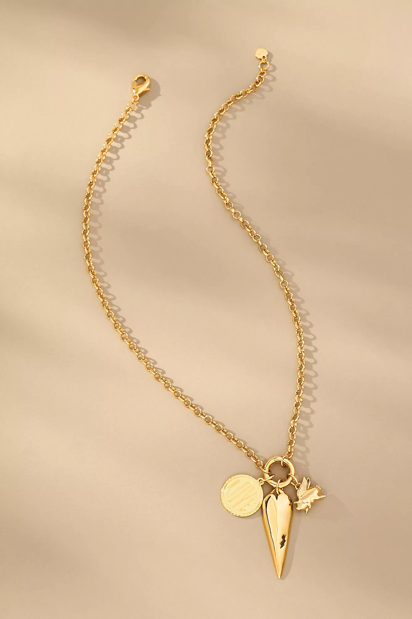 Hart Percy Heart Charm Necklace | Anthropologie (US)