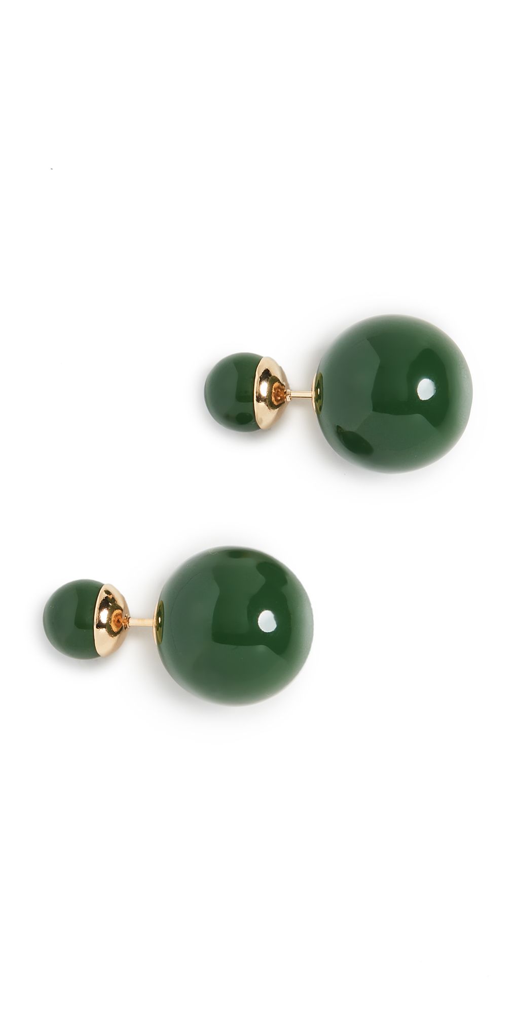 Verde Double Ball Earrings | Shopbop