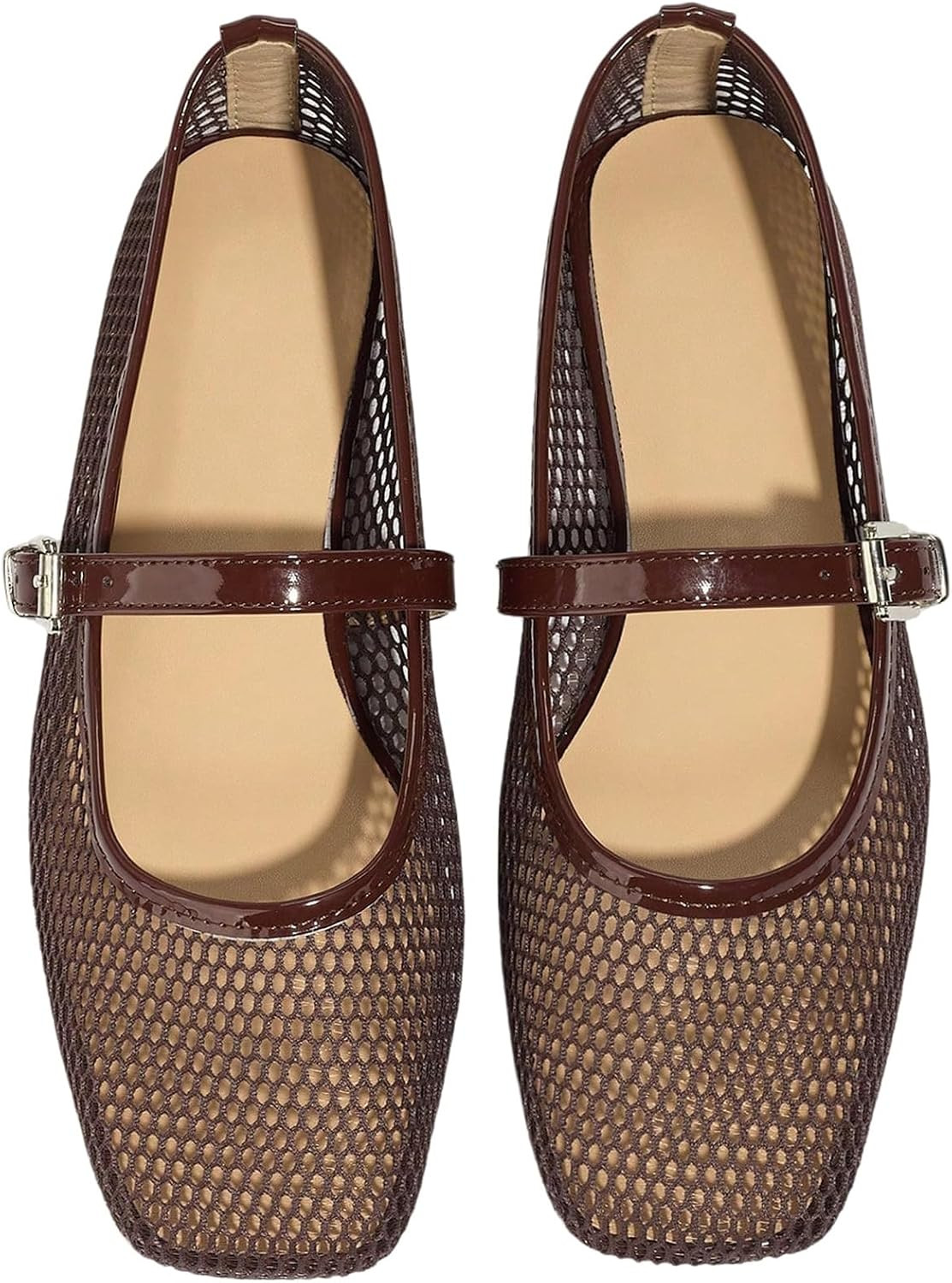 Milumia Summer Leopard Mesh Ballet Flats for Women Comfortable Dressy Work | Amazon (US)