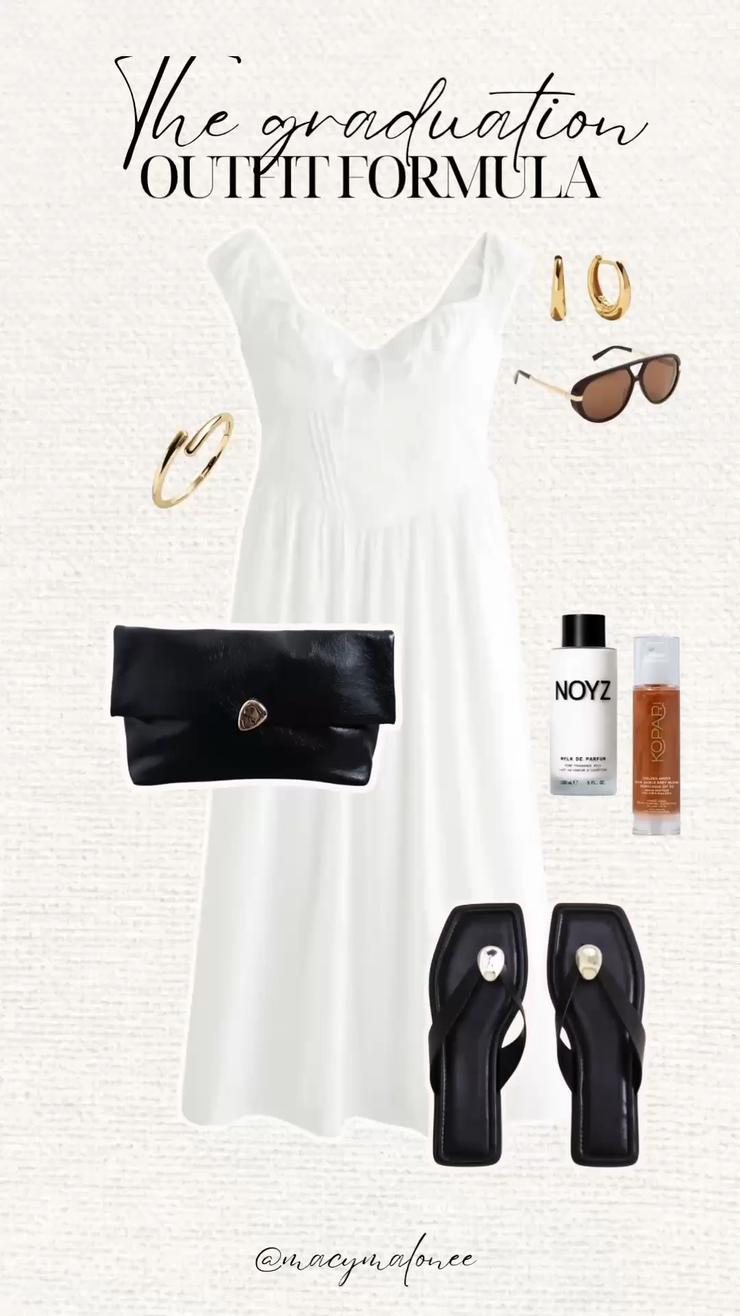 Simple graduation outfit formula that you will actually rewear! dress comes in short regular & tall lengths! Also linked up some more graduation dress options!