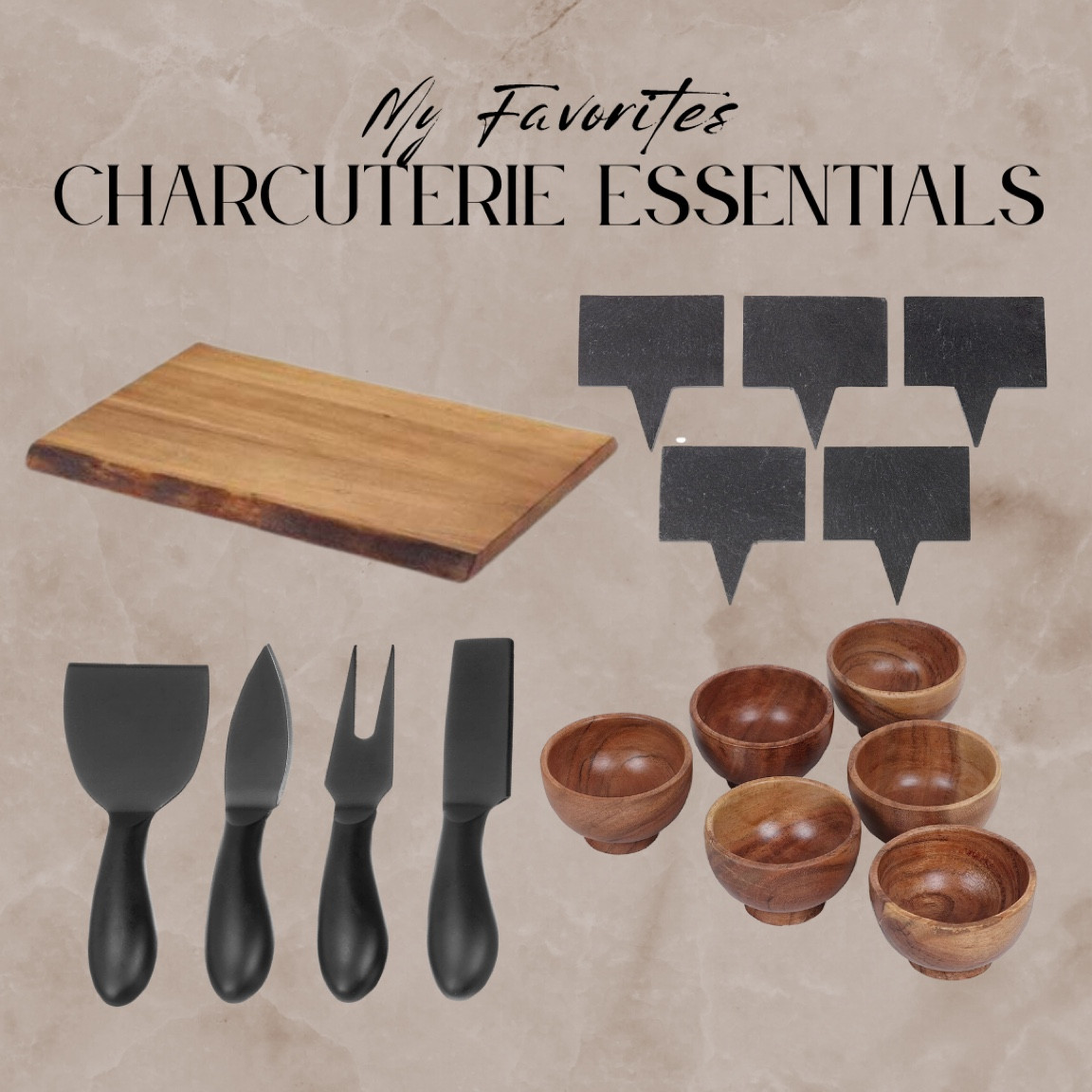 All of the charcuterie board necessities from Amazon!

#LTKhome #LTKU #LTKSeasonal