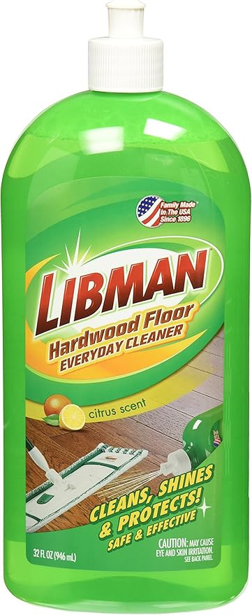 Libman 2065 Hardwood Floor Everyday Cleaner with Squeeze Bottle, 32 Fl Oz (Pack of 1) | Amazon (US)