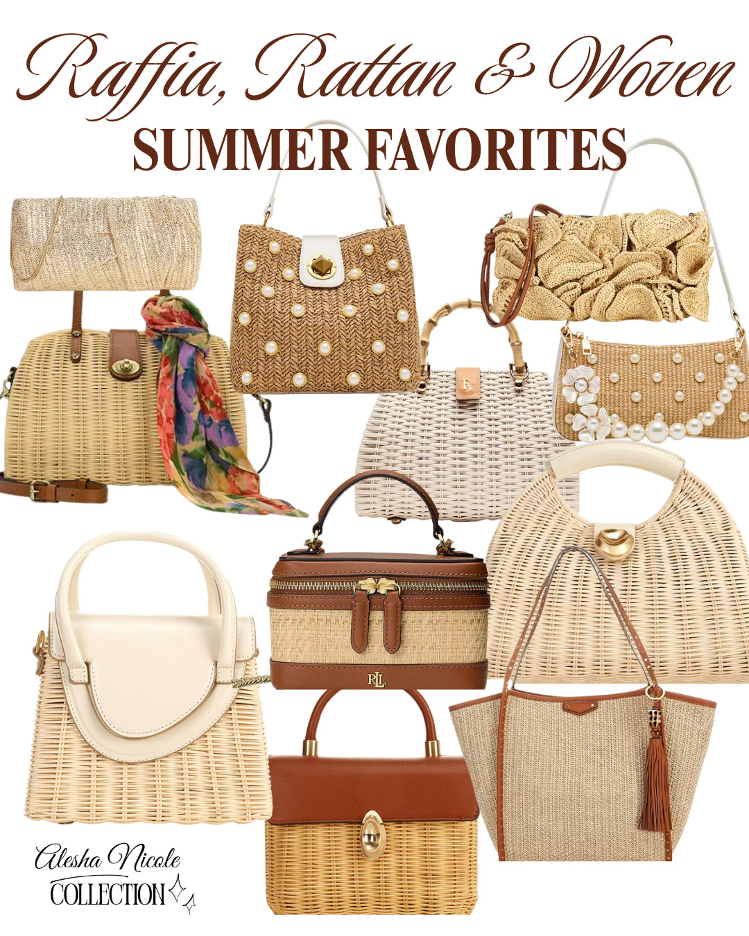 The Best Summer Handbags ☀️👜

A beautiful summer handbag can instantly elevate any outfit. From timeless raffia totes and chic rattan bags to versatile woven styles, these are the bags I reach for all season long—whether I'm exploring a coastal town, heading to lunch, or packing for a resort getaway.

I've rounded up a mix of high and low options that bring effortless summer style wherever you're headed. ✨

Shop my favorite summer handbags through the link in my bio.

#LTKStyleTip #LTKTravel #LTKSeasonal #SummerStyle #ResortWear #SummerHandbags #RaffiaBag #RattanBag #VacationStyle #CoastalStyle 

 #LTKootd #LTKOver40 #LTKTravel