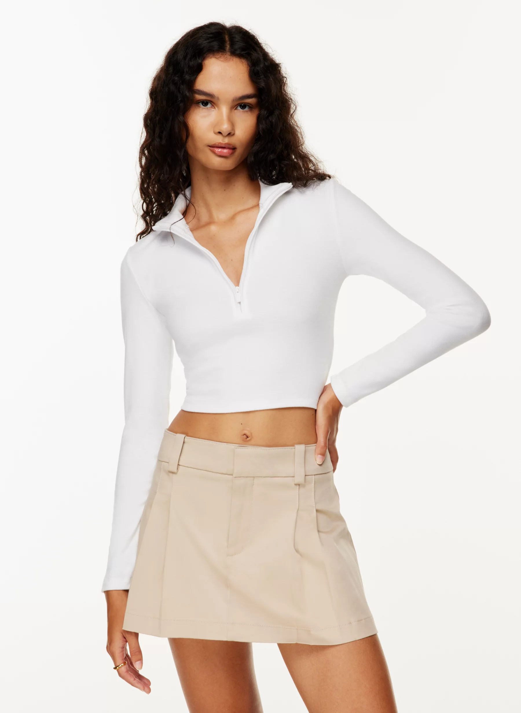 MONARCH ½ ZIP LONGSLEEVE | Aritzia