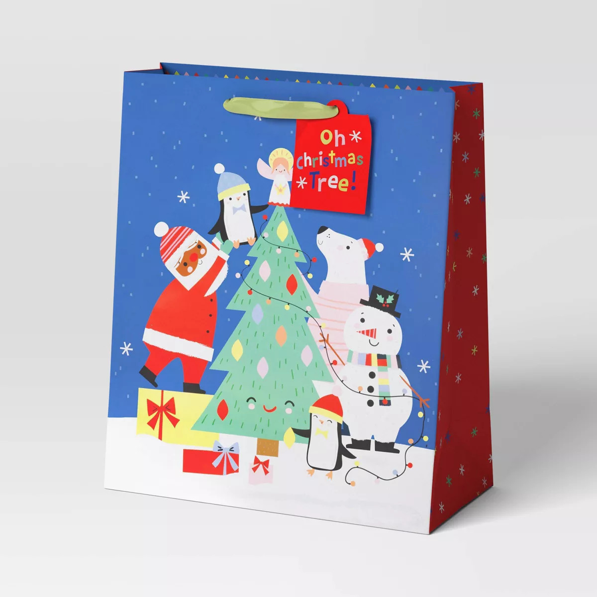 Christmas Characters Super Jumbo Gift Bag Blue - Wondershop™ | Target
