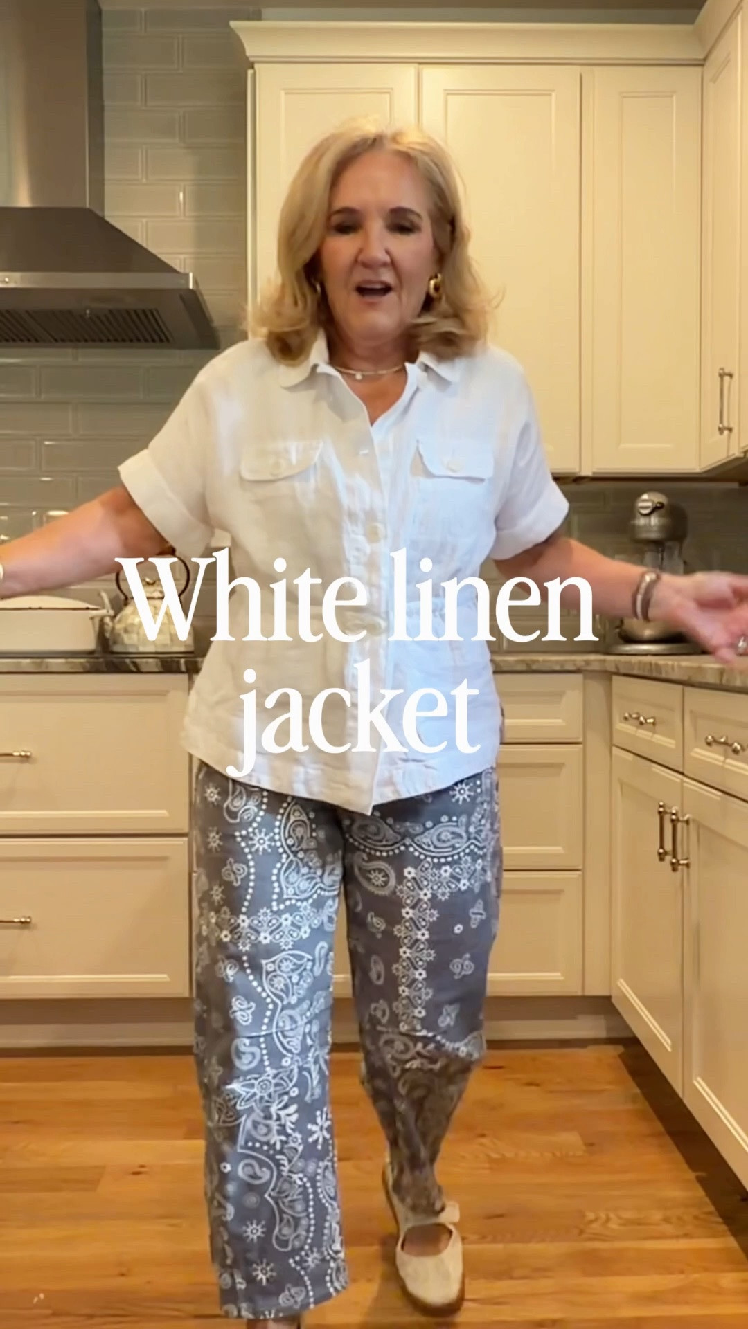 White linrn jacket styled 4 ways. 
I’m
Wearing a med petite 

Cute everyday style

#LTKOver40 #LTKootd #LTKPetite