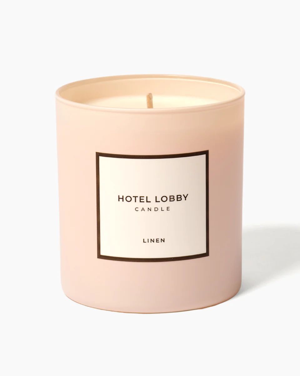 Linen Candle | Hotel Lobby Candle