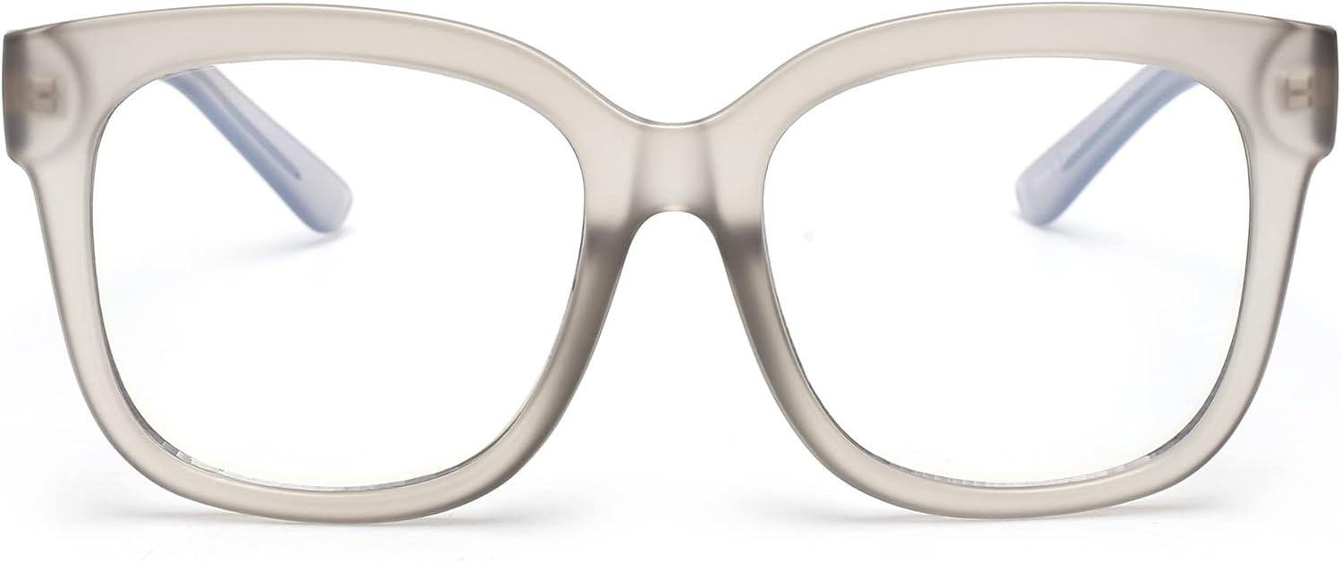 JIM HALO Oversized Blue Light Glasses Square Reduce Eye Strain | Amazon (US)