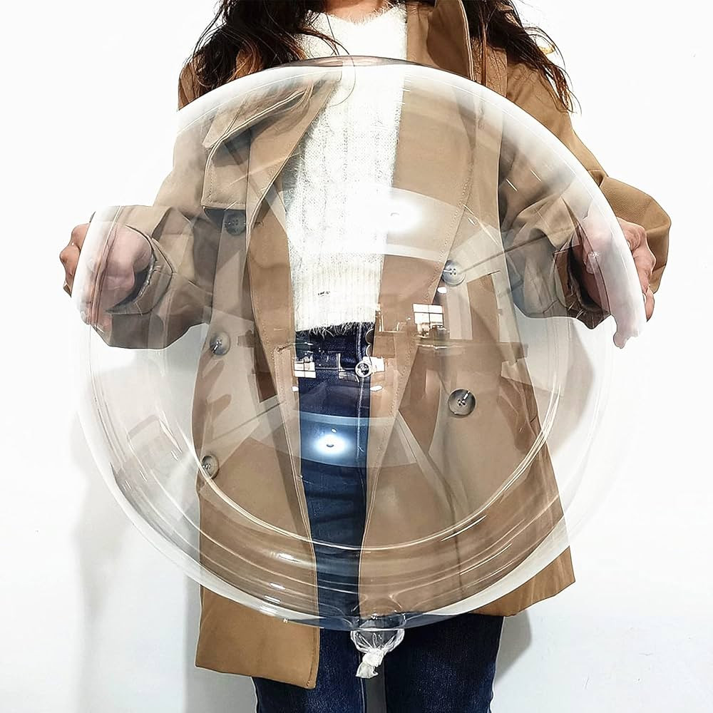 Bobo Balloons 25 Packs, 24 Inch Helium Style Transparent Bubble Bobo Balloons for LED Light Up Ba... | Amazon (US)