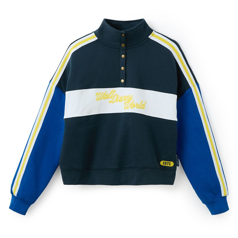 Walt Disney World Collegiate 1/4 Snap Pullover Sweatshirt for Women | Disney Store